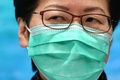 香港の林鄭月娥（キャリー・ラム）行政長官（2020年1月28日撮影）。(c)Anthony WALLACE / AFP