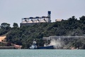 南米ブラジル・パラ州イタイトゥバにあるミリチトゥバの港（2019年9月7日撮影）。(c)NELSON ALMEIDA / AFP