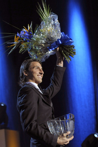 イブラヒモビッチ 「The Jerring Award」賞を受賞