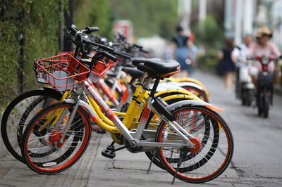 シェア自転車の増車、一時的に停止求める　上海市当局