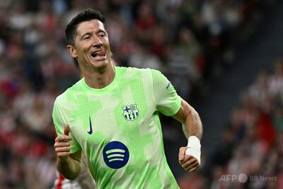 王者バルサが快勝でシーズン締める、レワンドフスキは100G到達