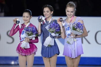 メドベデワがGPファイナル女子制覇、宮原2位―浅田は6位に終わる