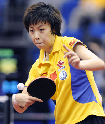 張怡寧 女子シングルスで2度目の優勝、世界卓球