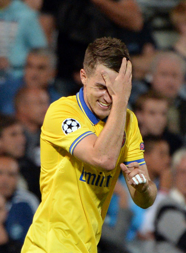 アーセナルが公式戦6連勝、ウォルコットとラムジーが得点 欧州CL