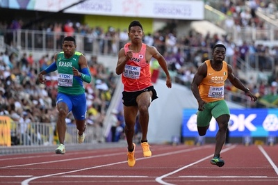 サニブラウンが男子100m決勝進出 世界陸上