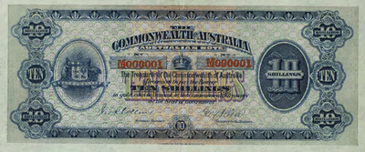 100年前に発行、オーストラリア初の紙幣売ります 3億5000万円