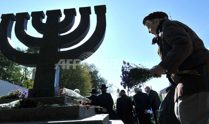 バビヤールのユダヤ人虐殺から70年、ウクライナ