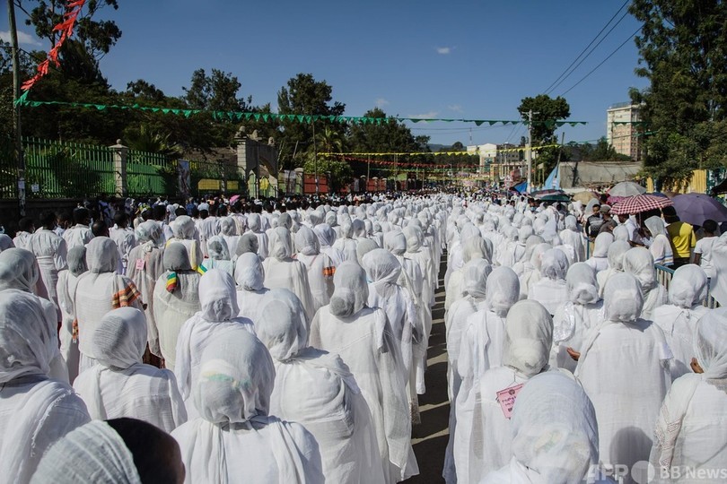 エチオピア正教会の公現祭開催 写真24枚 国際ニュース Afpbb News