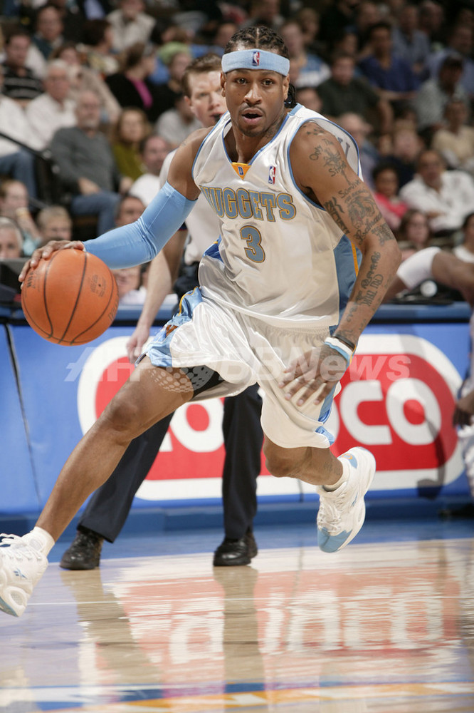 06-07NBA＞ナゲッツ アイバーソンの活躍でトレイルブレイザーズを破る