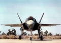 2003年2月22日、シンガポールはアジアで初めて米国が主導する統合打撃戦闘機（Joint Strike Fighter、JSF）計画に参加する意図があることを示す文書に署名したと発表した。写真は、ロッキード・マーチンがシンガポール国防省を通じて提供したF35の写真（撮影日、撮影場所不明、2003年2月22日提供）。(c)AFP/LOCKHEED MARTIN