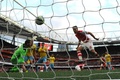 14-15イングランド・プレミアリーグ第1節、アーセナル（Arsenal）対クリスタルパレス（Crystal Palace）。決勝点を挙げたアーセナルのアーロン・ラムジー（Aaron Ramsey、2014年8月16日撮影）。(c)AFP/CARL COURT