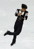ソチ冬季五輪、フィギュアスケート男子シングル・ショートプログラム（SP）。演技に臨むマイケル・クリスチャン・マルチネス（Michael Christian Martinez、2014年2月13日撮影）。(c)AFP/ADRIAN DENNIS