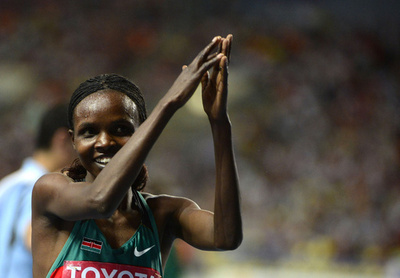 ケニアのチェモスが女子3000m障害制す、第14回世界陸上