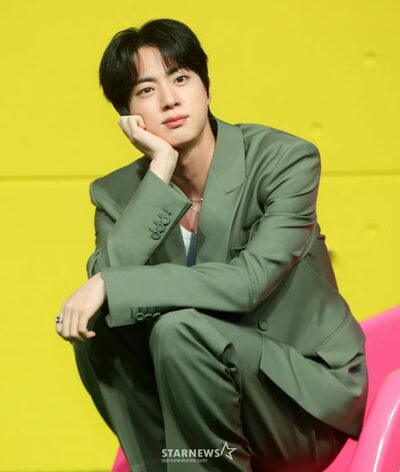 BTSジン、スターランキング男性アイドル部門で3位