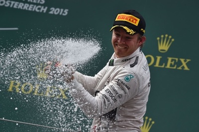 ロズベルグが今季3勝目、ハミルトンとの差を縮める オーストリアGP