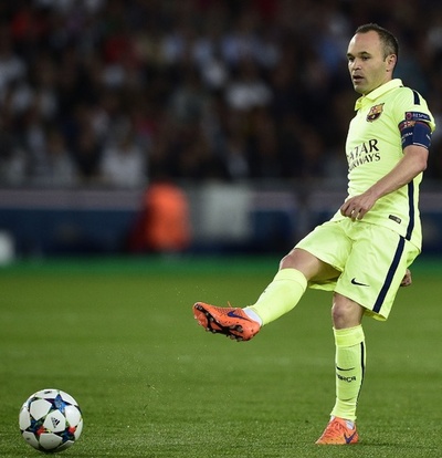 イニエスタ、PSGとの欧州CL第2戦で出場可能に