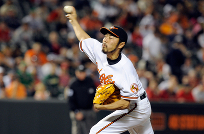 上原 本塁打許すもシーズン初勝利