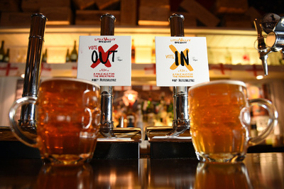 【写真特集】残留か離脱か、英国民投票