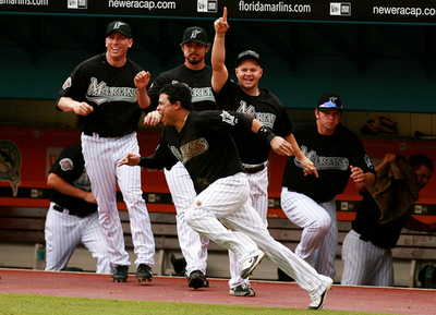 マーリンズ ブレーブスにサヨナラ勝ち