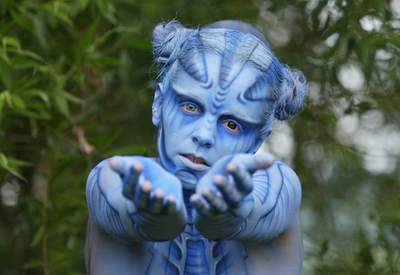 必見！ドイツのボディペインティング・フェスティバル