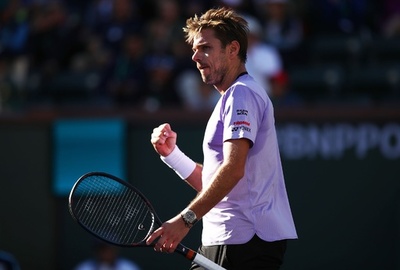 ワウリンカ、エヴァンス退けBNPパリバOP初戦を突破