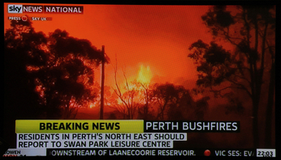 災害続きのオーストラリア、今度は山火事