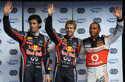 ベッテル 今季9度目のポールポジション 小林は12番手、F1ベルギーGP