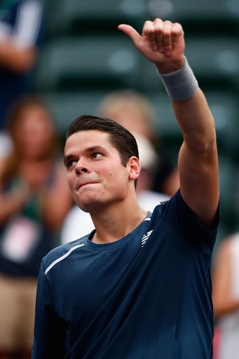 ラオニッチが順当に準々決勝へ、BNPパリバ・オープン