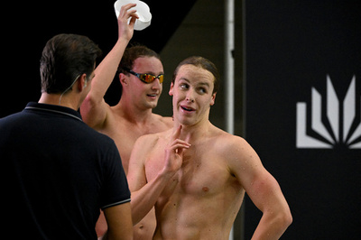 豪競泳コーチが韓国選手を応援 パリ五輪から強制帰国の可能性