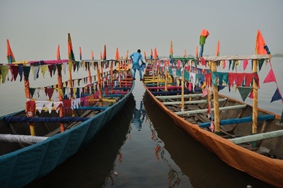 【今日の1枚】熱戦前の静かな水面 ナイジェリア