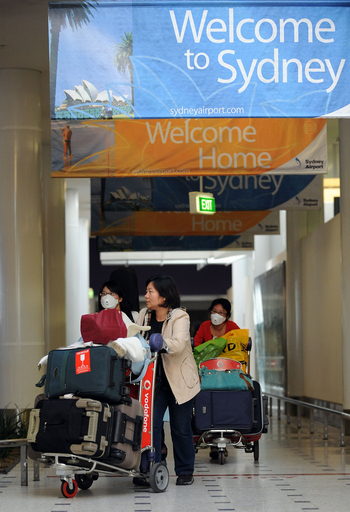 クルーズ船で新型インフル感染か、オーストラリア