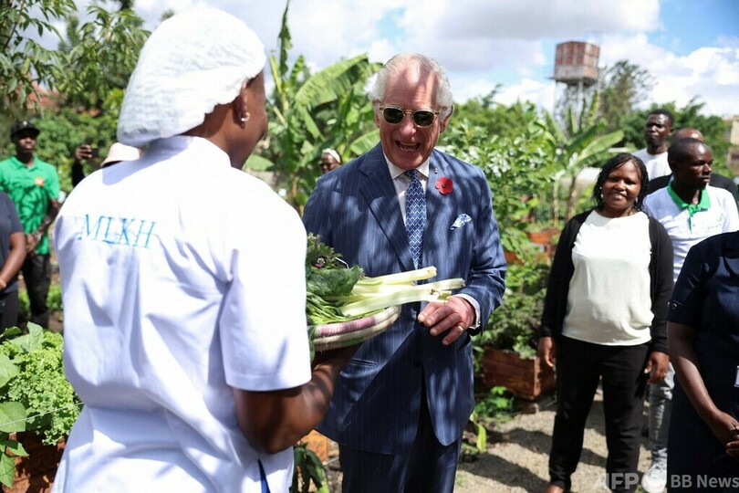 チャールズ英国王、植民地時代の弾圧に「深い遺憾」表明 ケニア訪問で