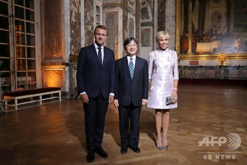 皇太子さま、仏大統領を表敬 ベルサイユ宮殿で晩さん会に出席 