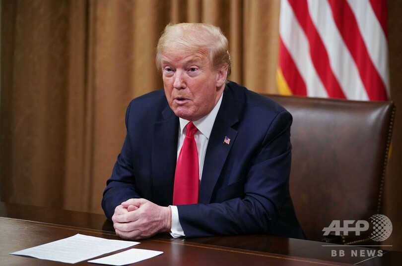 トランプ氏、中国に損害賠償請求の可能性を示唆 新型コロナ