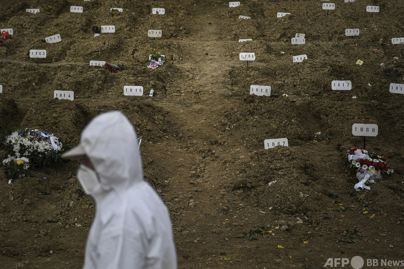 コロナ、世界の死者250万人超に AFP集計