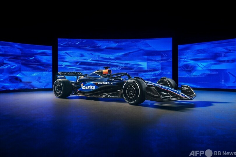 ウィリアムズ、新車「FW46」のカラーリングを発表
