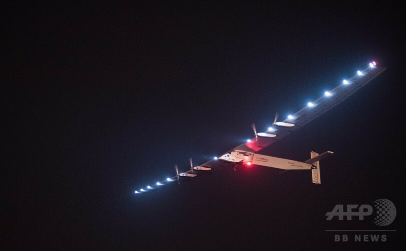 世界一周目指すソーラー機、日本海上空を飛行 いよいよ太平洋へ