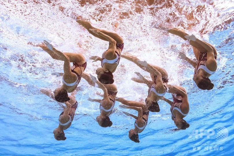 写真特集 華麗で過酷 水中のアーティスティックスイミング 世界水泳韓国大会 写真45枚 国際ニュース Afpbb News