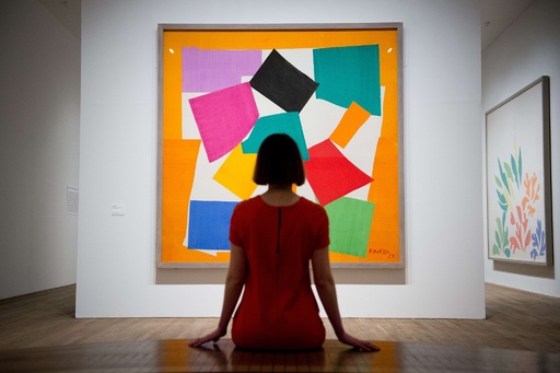 アンリ・マティスの切り紙絵展、英テート・モダンで開催 写真10枚 国際