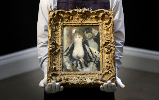 2大競売大手がロンドンで絵画オークション開催、予想落札価格53億円の