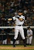 14MLB、ニューヨーク・ヤンキース（New York Yankees）対ボルティモア・オリオールズ（Baltimore Orioles）。打席に立つニューヨーク・ヤンキースのイチロー（Ichiro Suzuki、2014年9月25日撮影）。(c)AFP/Getty Images/Elsa
