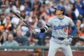 24MLB、サンフランシスコ・ジャイアンツ対ロサンゼルス・ドジャース。3回の打席に立つロサンゼルス・ドジャースの大谷翔平（2024年5月13日撮影）。(c)Ezra Shaw/Getty Images/AFP