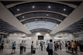 香港・啓徳空港（Hong Kong Kai Tak International Airport、旧香港国際空港）跡地にオープンした豪華クルーズ客船の発着港（2013年6月12日撮影）。(c)AFP/Philippe Lopez
