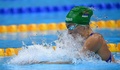 東京五輪、競泳女子200メートル平泳ぎ決勝に臨む南アフリカのタチアナ・スクンマカー（2021年7月30日撮影）。(c)Oli SCARFF / AFP