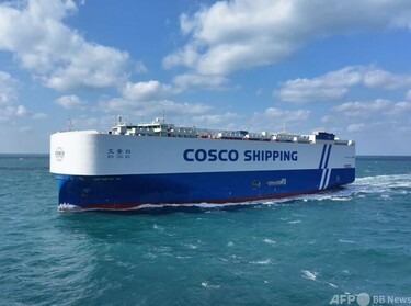 中国 大型自動車輸送船の建造期間最速記録を更新 写真1枚 国際ニュース