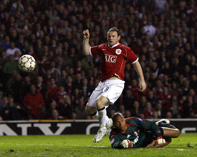 マンチェスター・ユナイテッド 2008 チャンピオンズリーグ スカーフ UEFAチャンピオンズリーグ 10-11 マンチェスターU vs シャルケ04