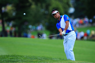 松山、最終日にスコア伸ばし通算1アンダー 全米プロ選手権