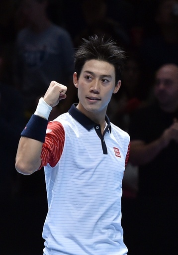 錦織、マレーから初勝利で白星発進 ATPツアー・ファイナル