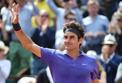 フェデラー快勝で11年連続の16強入り、全仏オープン