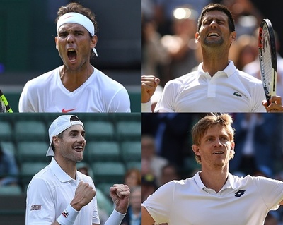 ウィンブルドン男子シングルス準決勝に関する5つの事実